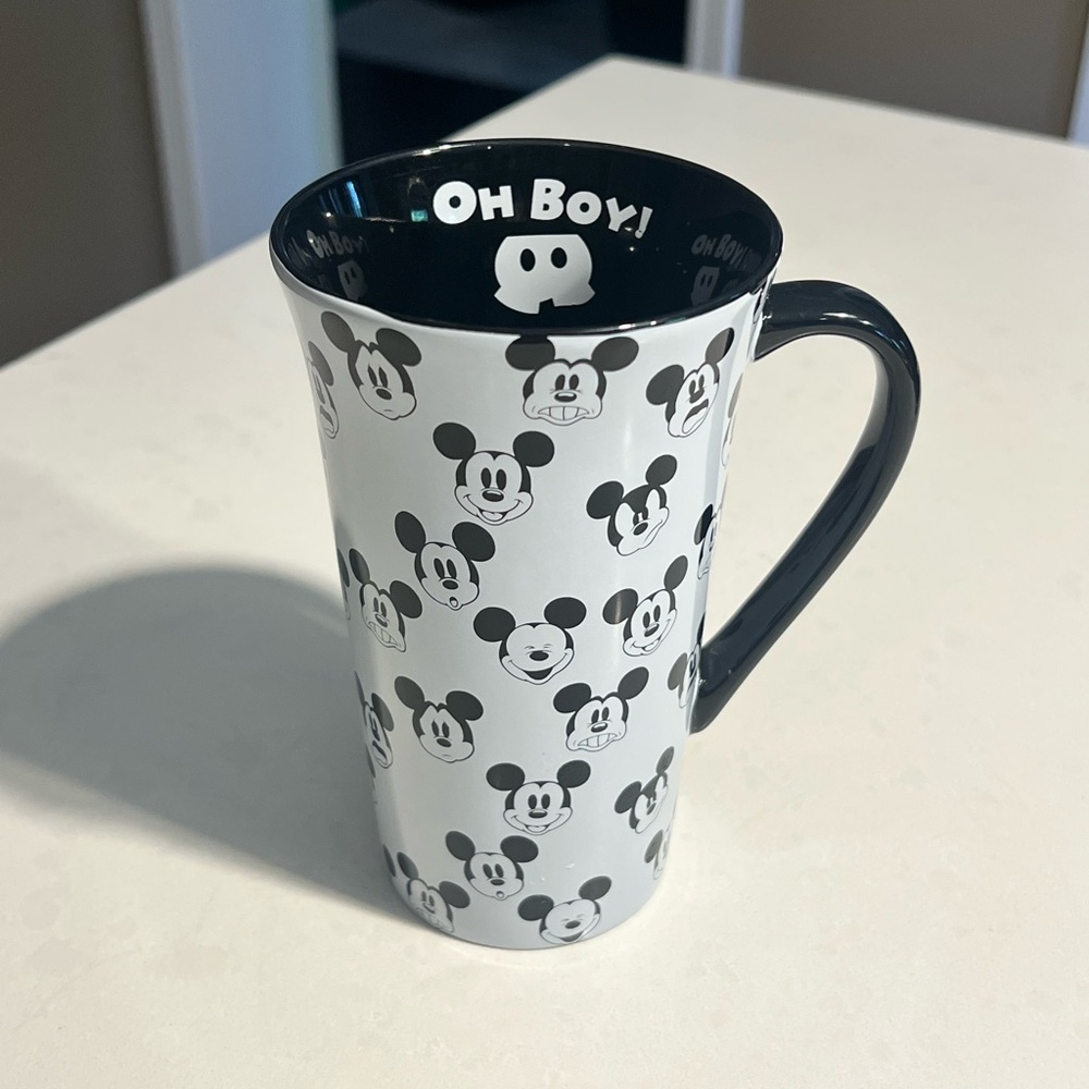 Disney Black and White Mickey Mouse Mug